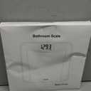 Vitafit Digital Bathroom Weight Scale for Body Weight, High Accuracy Assured by Weighing Professional Since 2001,Extra Large Blue Backlit LCD and Step-On, 400lb/182kg, Clear Glass