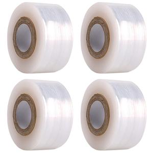 4 Pcs Grafting Tape for Fruit Trees Floral Tape Grafting Tools Plant Tape Garden Plant Nursery Tape PE Stretchable Self Adhesive Membrane Clear Floristry Film