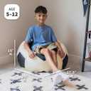 Big Joe Sports Ball Child-Sized Bean Bag Chair for Kids, Soccer Ball Plush, Ultra-Soft Lightweight Polyester Blend, 2.5 Foot Refillable