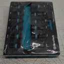 DURATECH 1/4" Drive Impact Universal Joint Socket Set, Swivel Socket Set, 14-Piece, Metric Impact Sockets (5-15 MM) with 2" Extension Bars, Cr-Mo Steel, Organized in EVA Foam Organizer