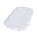 SlipX Solutions Cloud Microban Bath Mat - White, 17 x 29 in