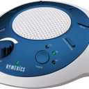 Homedics SoundSleep White Noise Sound Machine, Blue, Small Travel Sound Machine with 6 Relaxing Nature Sounds, Portable Sound Therapy for Home, Office, Nursery, Auto-Off Timer, by Homedics (1 Count (Pack of 1))