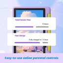 URAO Kids Tablet, Android 15 Tablet for Kids 10 inch Octa-Core with Case, 20GB RAM 64GB ROM 1TB TF Card Expandable for Toddler Children, Parental Control, Dual Camera, WiFi,Gift