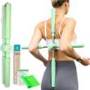 Posture Corrector - Yoga Cross Stick - Back Pain Relief for Men and Women - Stretcher and Straightener for Upper and Lower Back - Stretch Pole - Neck Hump Equipment - Sets bar