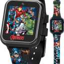 Marvel Avengers Interactive Kids Smartwatch Touchscreen Watch with Games, Camera, Voice Recorder, Step Tracker, Timer & Alarm 10 Watch Faces, USB Rechargeable Fits Wrists 5.5" to 8"