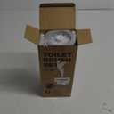 Toilet Brush, 3 Pack Toilet Brush and Holder Set Bathroom Accessories, Toilet Bowl Brush and Holder with 3 Crevice Brush for Bathroom, Toilet Scrubber Brush (White)