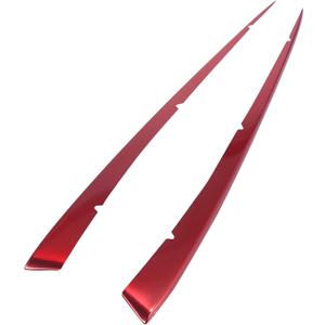 X AUTOHAUX 2pcs Front Center Hood Grille Grill Cover Trim for Toyota Camry SE XSE Models 2018-2021 Red Front Grille Cover Trim Protector Sticker