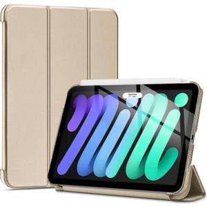 ProCase Smart Case for iPad mini 7 A17 Pro 2024/iPad Mini 6 2021 8.3 Inch iPad mini 7th/6th Gen Case, Hard Back Cover for iPad mini 8.3" 7th Gen A2995/A2996/A2993/6th Gen A2567 A2568 A2569 -Starlight