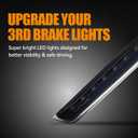 Third 3rd Brake Light LED for 2007-2014 Chevy Tahoe/Suburban/GMC Yukon & XL, High Mount Rear Brake Lights Assembly, Waterproof Center Cab Lamp Stop Light (Black)