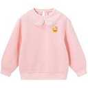 BDUCK+ Girls Boys Sweatshirt Cute Cartoon Yellow Duck Crewneck Pullover for Toddler Kids (3-12 Years) Long Sleeve Shirt Tops Size 140/68