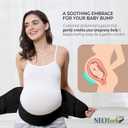 NeoTech Care Pregnancy Belly Band Maternity Belt, Back/Abdomen/Waist/Pelvis Support (Size M, Black Color)