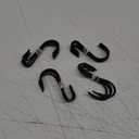 Rivexy 20 Pack 2.4" Black S Hooks for Hanging Heavy Duty, Jean Hooks for Closet, S Hooks for Hanging Plants & Pots, S Shaped Hooks, Utensils, Pots & Pans, Clothes, Bags, Towels