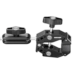 Neewer Super Clamp Camera Mount with Magic Arm, Cold Shoes for Desk Studio Light Stand Holder Photography Reflector, Flag, Cross Bars, Motorcycle