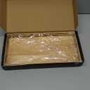 Toilet Paper Basket Organizer  Oak Wood Toilet Tank Tray with Metal Frame, Back of Tank or Top Bathroom Counter Storage  Gold & Oak Modern Decor (13" x 6.5" x 2")