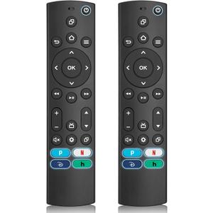 (Pack of 2) Universal Remote Control for Insignia/Toshiba/Samsung/TCL/Vizio/Pioneer/Roku Smart TVs Remote Replacement, Compatible with Voice Smart TV