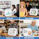 White Board Dry Erase 24" x 18", Magnetic Portable Foldable Whiteboard Double Sided Desktop Dry Erase Board Easel on Table Top with Holder for Classroom, Office, Homeschooling, School Supplies