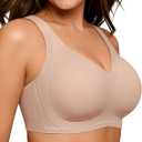 As Fairy Full Coverage Bras for Women No Underwire Supportive Wireless Plus Size Bra Seamless Comfort Bralette, 40C