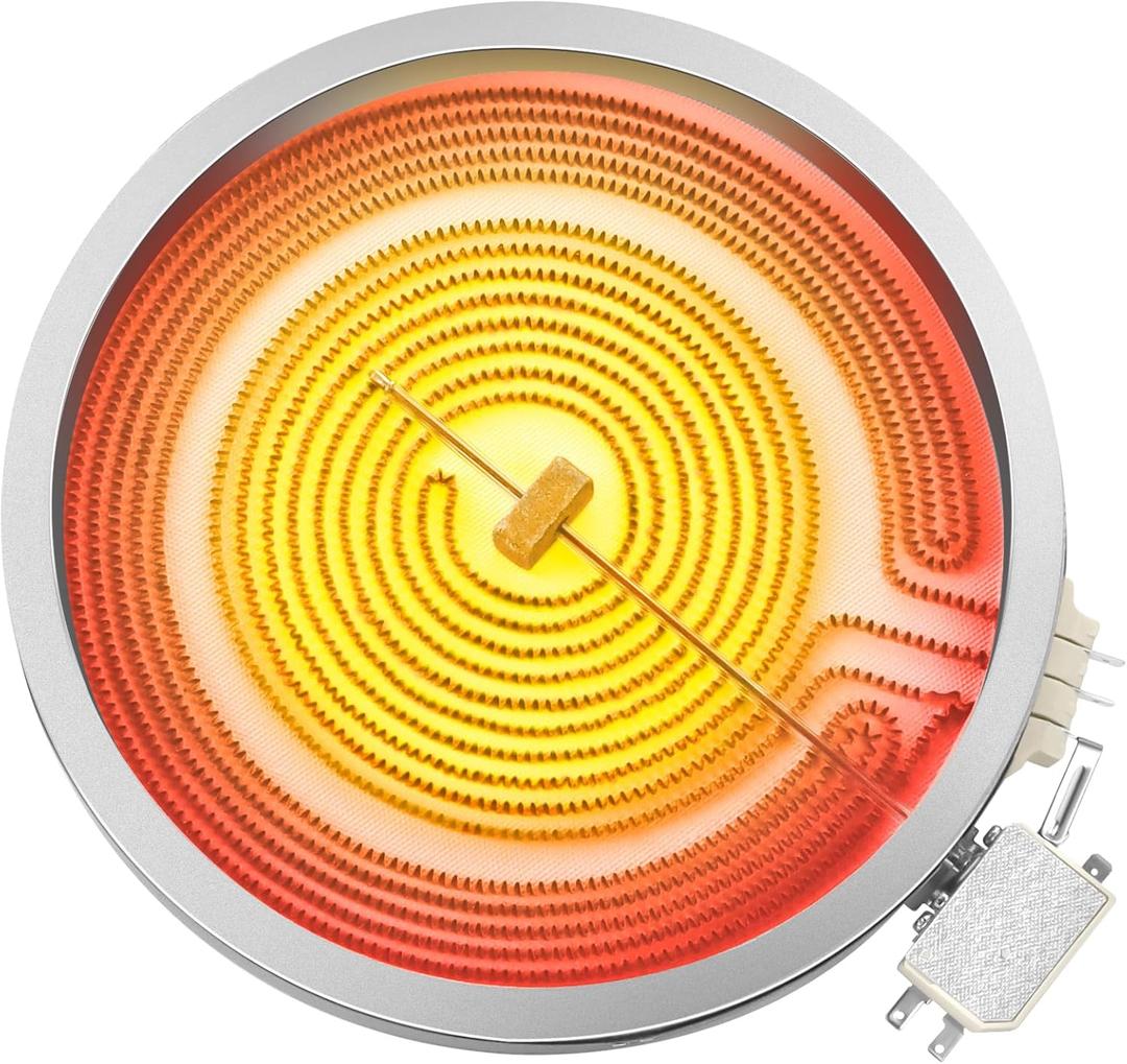 Upgraded WB30X24111 9-In Dual Range Radiant Surface Element by puxyblue - Compatible with GE Range Radiant Element 9 - Glass Cooktop Radiant Element(3100W 240V) Replaces 4465256 AP5989975 PS11729126