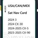 2025 Update Navigation SD Card (Version.2024), GPS SD Map for 24 CX-30/3, 24-25 CX-5, 23-25 CX-90, USA/CAN/MEX Coverage, Plug & Play (KMV6-66-EZ1C)