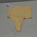 Werena Tummy Control Thong Shapewear for Women Seamless Shaping Thong Panties Body Shaper Underwear, S Beige