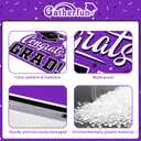 Purple Themed Graduation Decorations 2026- Graduation Yard Signs Class of 2026,Congratulate Graduation yard signs - Graduation Party Supplies for High School & Graduation Party Decorations