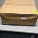 BestRoyal Bean Bag Chair for Adults, Giant Bean Bag Sofa with High Density Foam, Fireside Bean Bag Couch for Living Room, Bedroom, Balcony, Khaki