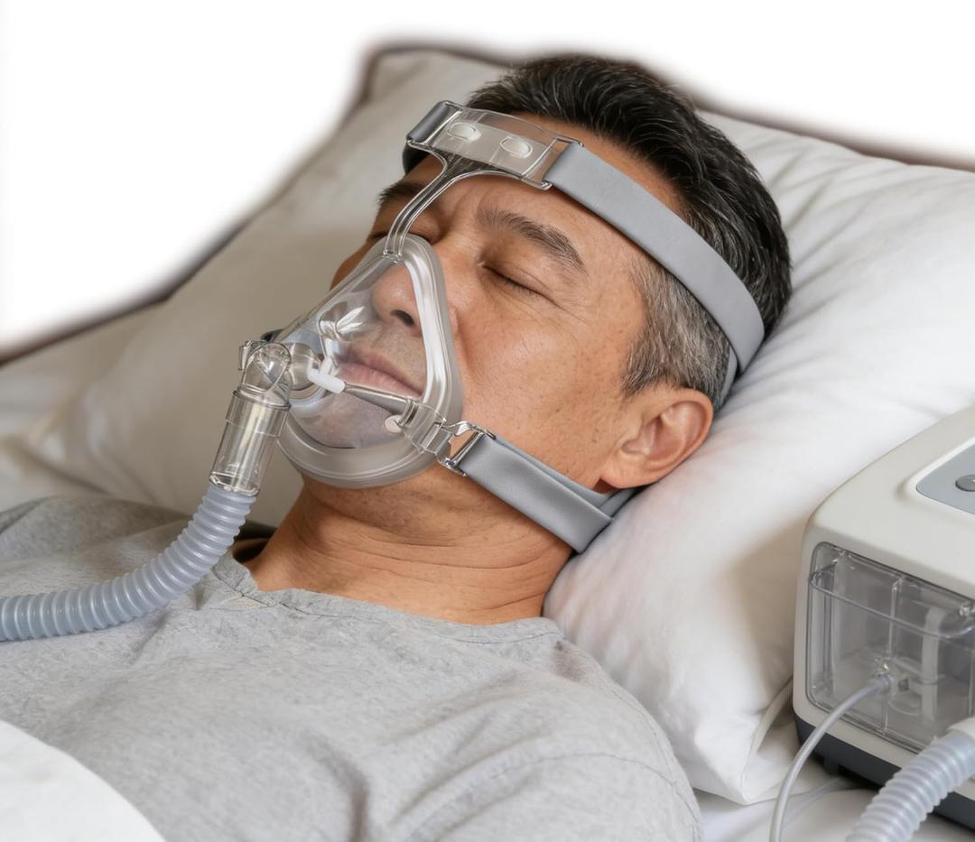 AirFit F20 Compatible Replacement Accessories Set with Headgear, Frame, Cushion & Swivel Elbow, Full Face CPAP Mask Kit (Large)