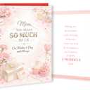 4 x Funny Mother’s Day Gifts for Mom, Happy Mothers Day Card Gifts from Son Daughter, Unique Mom Gifts for Women
