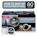 Black Pointe Bay Coffee Donut Shop Blend, Medium Roast, 80 Count, Single Serve Coffee Pods for Keurig K-Cup Brewers