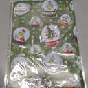 2 x Febbleshow Green Monster Christmas Wrapping Paper for Kids - Funny Holiday Gift Wrap with Snow Globes, Santa Hats & Christmas Trees - 4 Jumbo Sheets, 28" x 40" Each (32 sq. ft ttl), Easy to Store