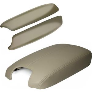 A ABIGAIL Compatible with 2008 2009 2010 2011 2012 Accord Sedan Center Console Armrest Cover & Front Door Panels Armrest (Beige)