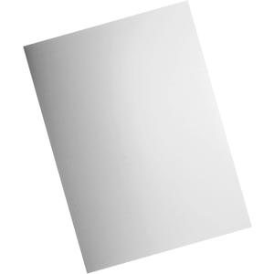 uxcell 304 Stainless Steel Sheet Plate, 8" x 6", 18 Gauge (1mm) Thickness, Stainless Steel Plate with Gloves for Crafting, Modelers, Jewelry, Repairs, Electrical Repairs (Silver)