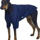 Dog Shirt for Small Dogs Plain T-Shirts Soft Breathable Dog Cotton Shirt pet Clothes (4X-Large, Navy)