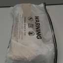 Nanbei zuo, Women's Clear Heeled Sandals Square Toe Slip On Chunky Sandal 43