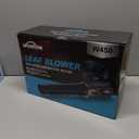 Leaf Blower Cordless with Battery and Charger: 2 Batteries 20V 4.0Ah Brushless Motor, Handheld Electric Leaf Blowers, Battery Powered Blowers for Lawn Care, Yard Leaves Cleaning, (Grey) (Gray)