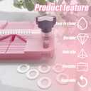 DZHPSRSZ Polymer Clay Earring Making Kit with Drill Guide, Polymer Clay Tools, Perfect DIY Starter Set for Jewelry Crafts