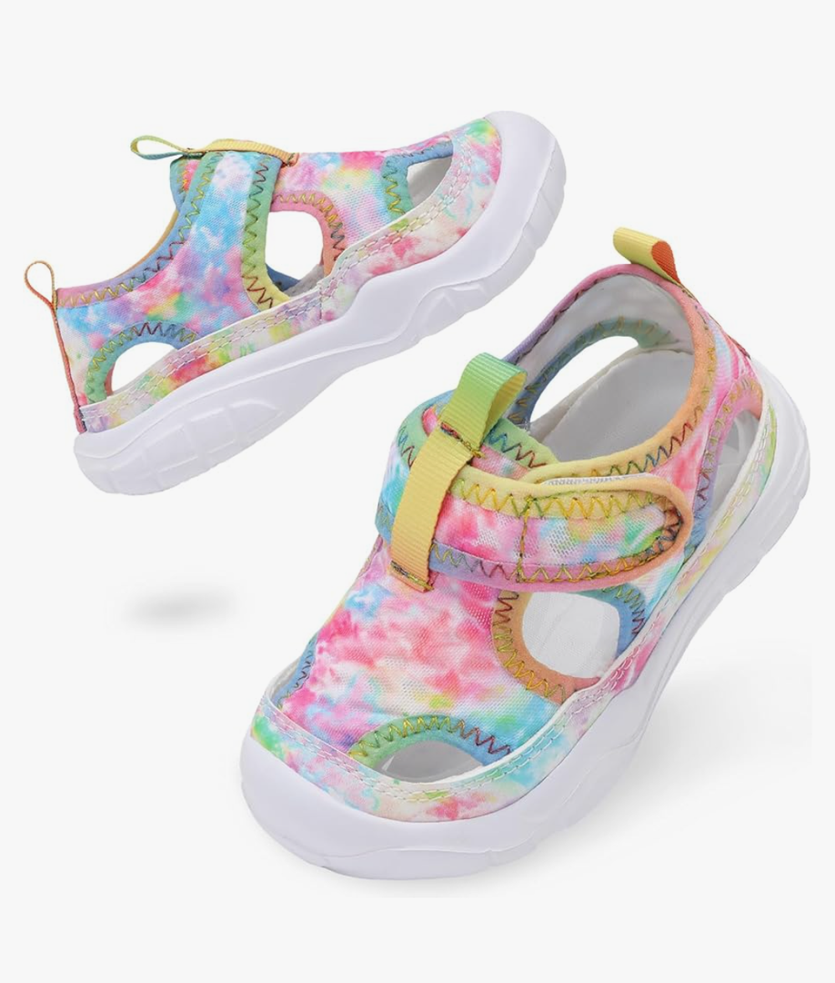 BARERUN Kids Water Shoes Boys Girls Barefoot Aqua Socks for Swim Surf Pool Beach Sport Lightweight Breathable Sandal Athletic Slip-On Sneaker for Toddler Outdoor Indoor 4