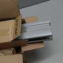 LazBlinds Cordless Grey 1 Light Filtering Vinyl Mini Blinds, 22.5" W X 64" H Horizontal Window Blinds for Home, Cordless Shades for Indoor Windows