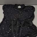 Avidlove Women Mesh Bodysuit Lingerie Mock Neck Long Sleeve Sheer Rhinestone Going Out Top (X-Large, Black)