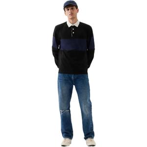 Gap Men's Everyday Soft Long Sleeve Tee T-Shirt (Black, XXL)