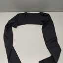 Hiball Workout Bolero Shrug Crop Top Long Sleeve Women, Sports Shrug Cropped Shirts, Cooling Shawl Arm Sleeves, Black, Size L