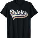 Classic Vintage Retro Gprahic Orioles T-Shirt, S