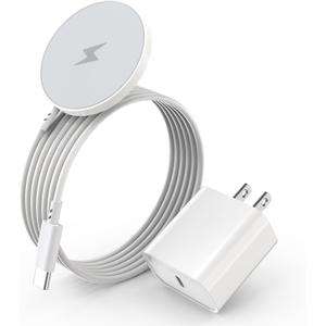 [Apple MFi Certified]Mag-Safe Charger 3.3FT iPhone Wireless Charger,15W Fast Magnetic Wireless Charger Apple Charging Pad for iPhone 17/17Air/17 Pro Max/17Pro/16 Pro Max/16/15/14/13/12/AirPods 3/Pro 2