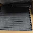 6-Tier Shoe Storage Cabinet with Hard Flip Doors, Fabric Cover, Holds 1824 Pairs, Enclosed Dustproof Shoe Rack Organizer for Entryway, Closet & Bedroom, Shoe Shelf, Black, 27.8" x 12.0" x 41.9"