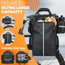 35L Bike Storage Bag Double Side Pannier Bags,Waterproof Cargo Rack Pack Saddle Bag Shoulder Bags with Rain Cover for Riding ,Multi-function Bicycle Rear Seat Trunk Panniers Pouch Cycling Accessories