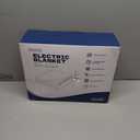 Electric Heated Blanket Queen Size Dual Control - Jacquard Checkered Sherpa 84"x90" Fast Heating Bed Blankets with 6 Heating Levels & 10 Hours Auto Off, Over-Heat Protection ETL, Dark Green