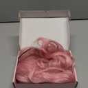 LOSMOEER Pink Wig with Bangs Short Wavy Wigs for Women Shoulder Length Curly Bob Wigs Heat Resistant Synthetic Wigs for Halloween Cosplay Daily Party Use (14 Inch)