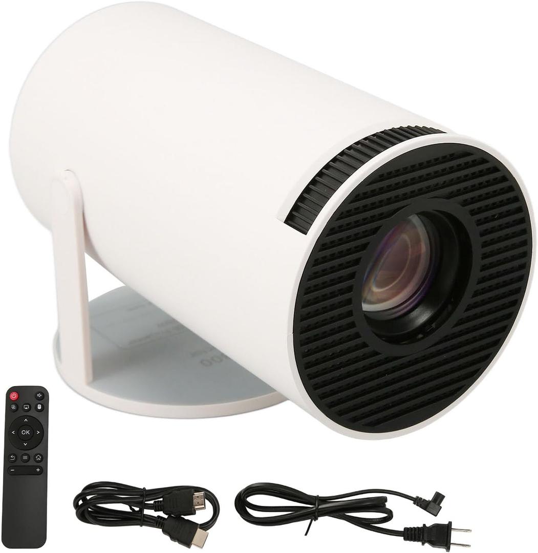 Vikye 5G WiFi6 MiniProjector with 1080P Resolution, Auto Focus, and WiFi6 Technology for PC (US Plug)