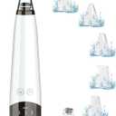 Blackhead Remover Pore Vacuum, Visual Rechargeable Blackhead Vacuum Facial Pore Cleaner-3 Suction Soft Silicone,3 Probes,USB Kit Electric Acne Extractor Tool for Adult