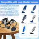 12.6V Pool Cleaner Charger.Compatible with Pool Blaster Water Tech Power Cord, Max Li CG, iVAC 360 Li, Max Li HD, Max Li, Millennium Li, Volt FX-8 Li Pool Vacuum Cleaner.(6.5Ft Black)